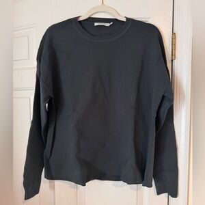 MM LaFleur Para Sweatshirt - Jardigan Knit, Deep Sea, Medium/Large